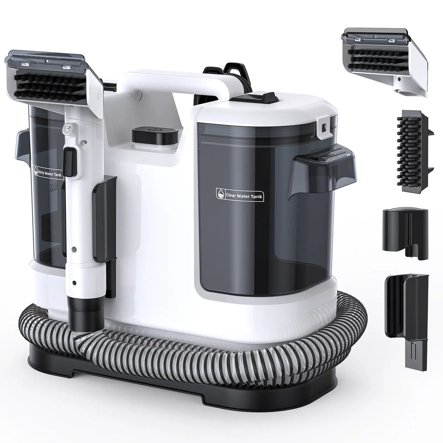Portable Fabric Cleaner Machine Deep Cleaning Carpet & Upholstery Cleaner with Powerful Suction