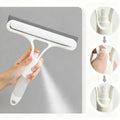 All In One Window Cleaner with Built In Spray, Wiper & Scrubber
