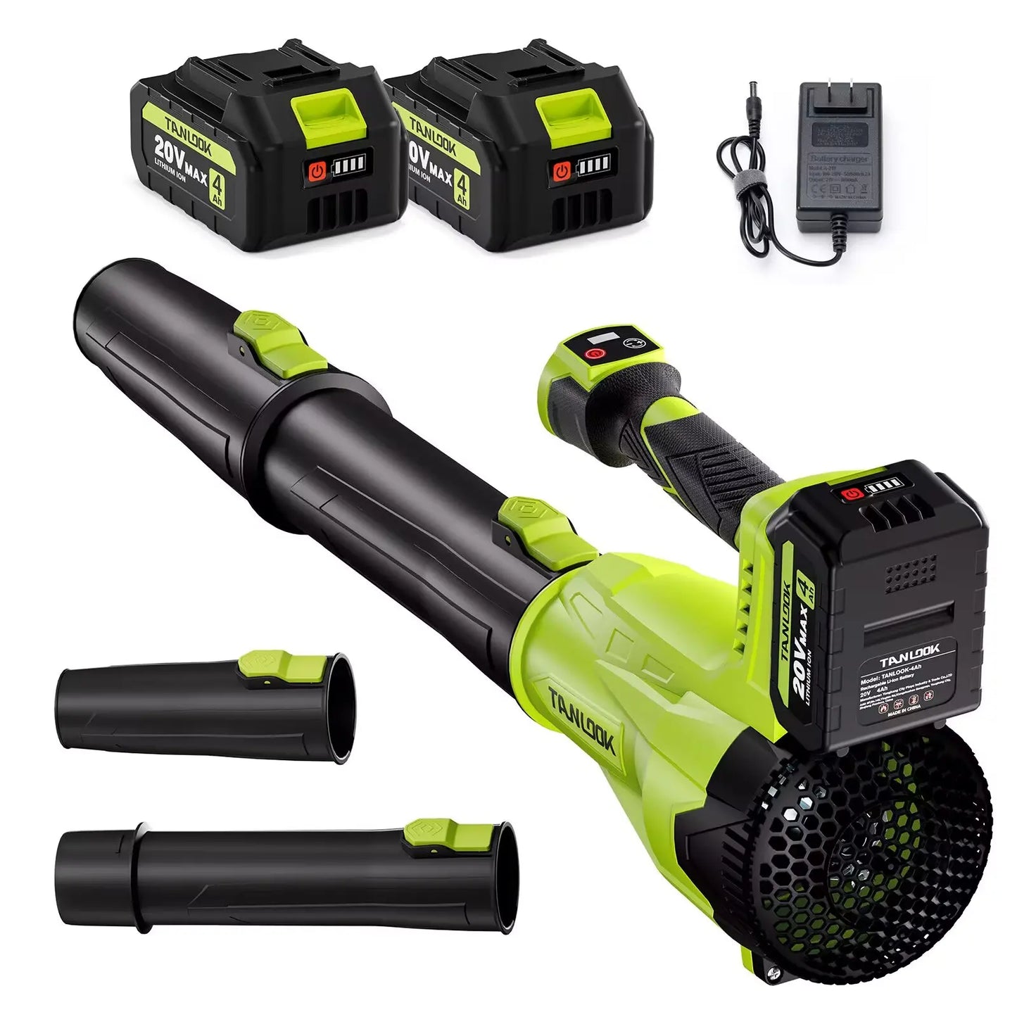 Portable Cordless Blower with 26000RPM High Speed Motor for Leaves Dust and Debris