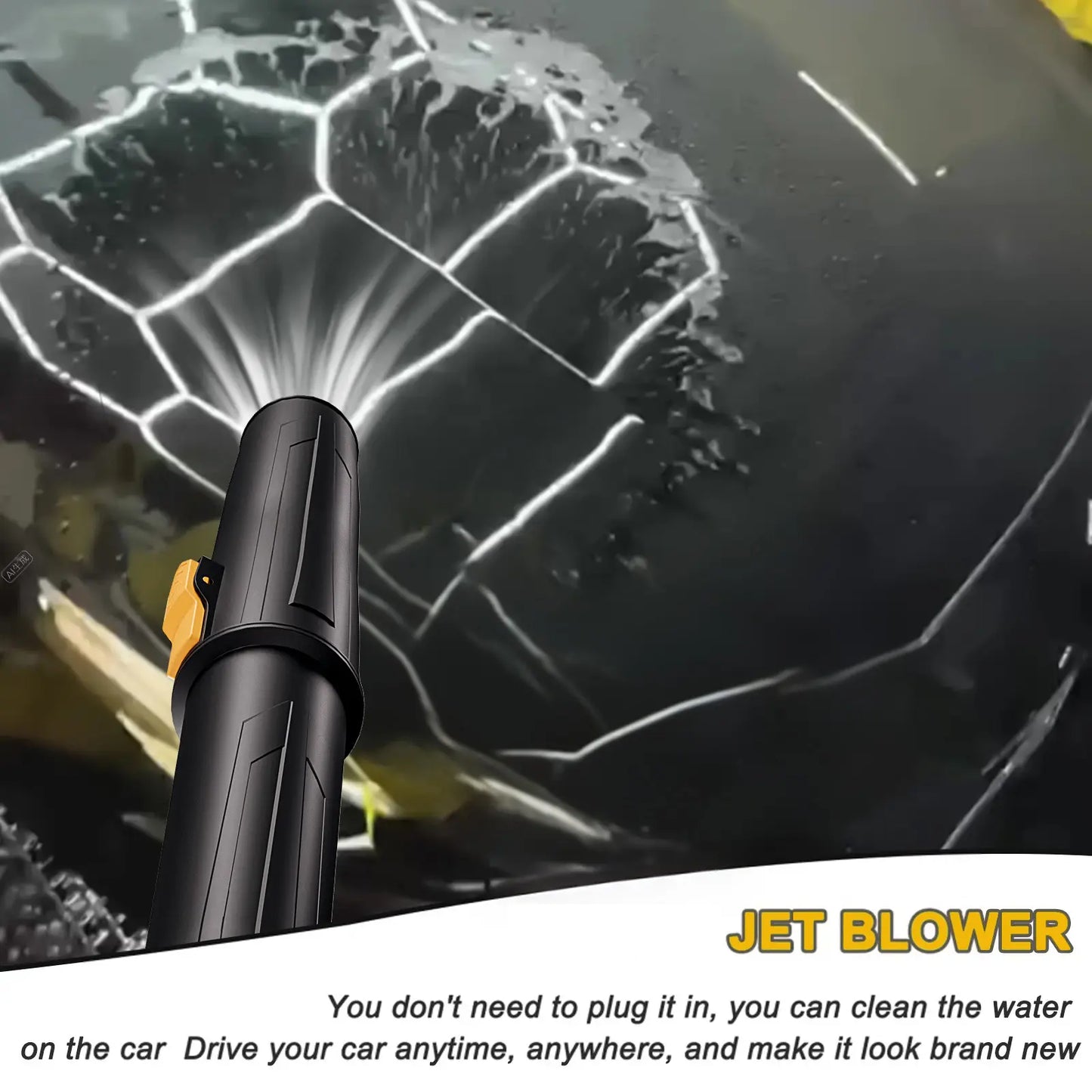 Portable Cordless Blower with 26000RPM High Speed Motor for Leaves Dust and Debris