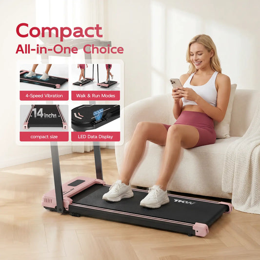 3 in 1 Walking Pad Treadmill with Quiet Motor & Remote Control
